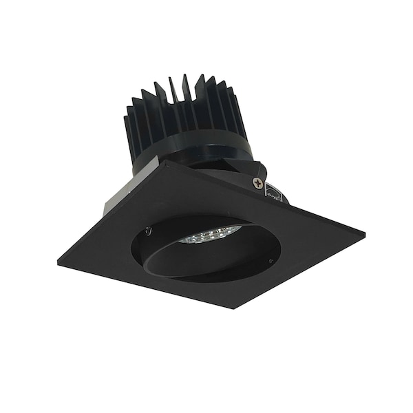 4 Iolite LED Sq. Adj. Cone, 10-Degree 800lm/12W, 2700K, Black/White , NIO-4SC27QBW